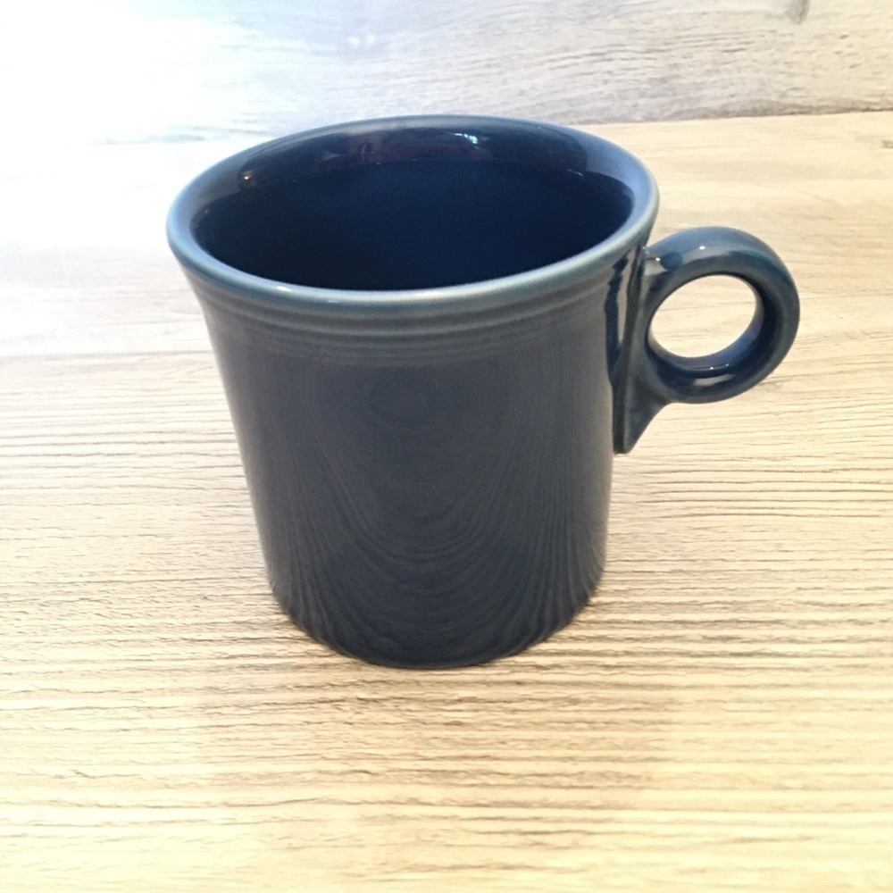 EUC fiesta lapis blue 10 1/4-oz mug